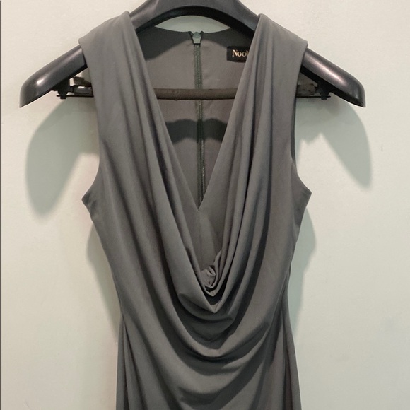 Nookie Green Sleeveless Dress Bodycon Cowl Neck Midi Size medium - Picture 6 of 13